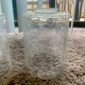 Set of 4 Glass Vanity Shades